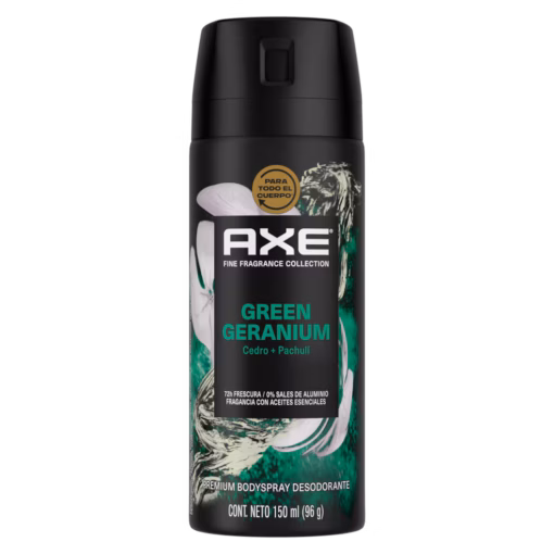 AXE BS GREEN GERANIUM 96G/150ML AERO DEO
