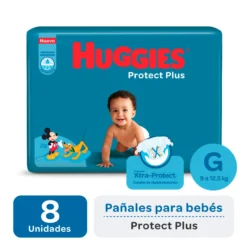 HUGGIES PROTECT PLUS G X8 PAÑ