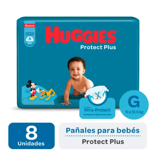 HUGGIES PROTECT PLUS G X8 PAÑ