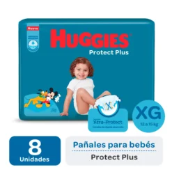 HUGGIES PROTECT PLUS XG x8 PAÑ