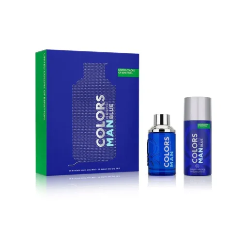 Benetton Colors Blue Man (Edt 100 ml + Desodorante x 150 ml)