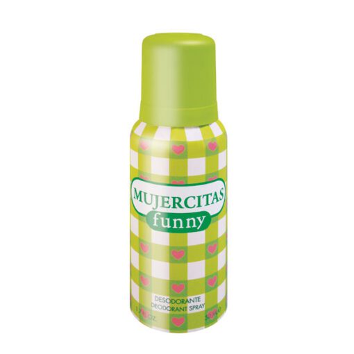 MUJERCITAS FUNNY MINI AEROSOL 102 ML.