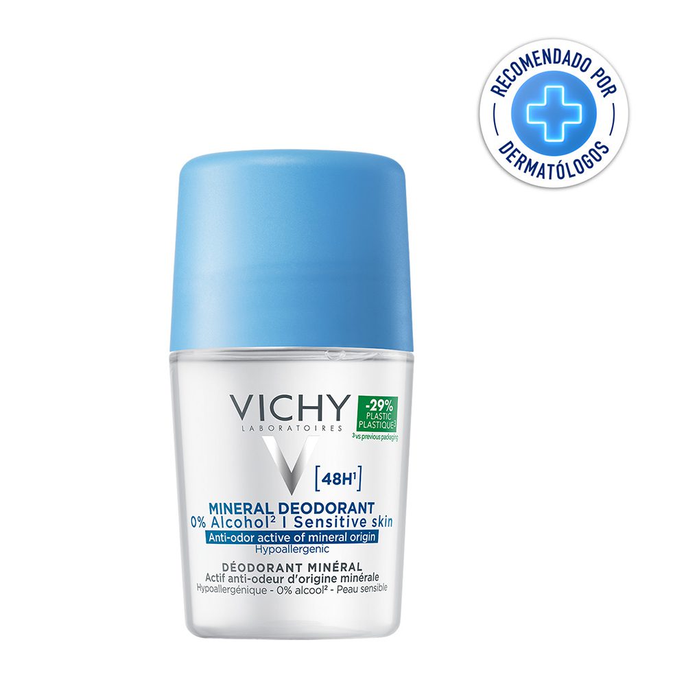 Vichy Desodorante Mineral Roll On Sin Sales De Aluminio X 50Ml
