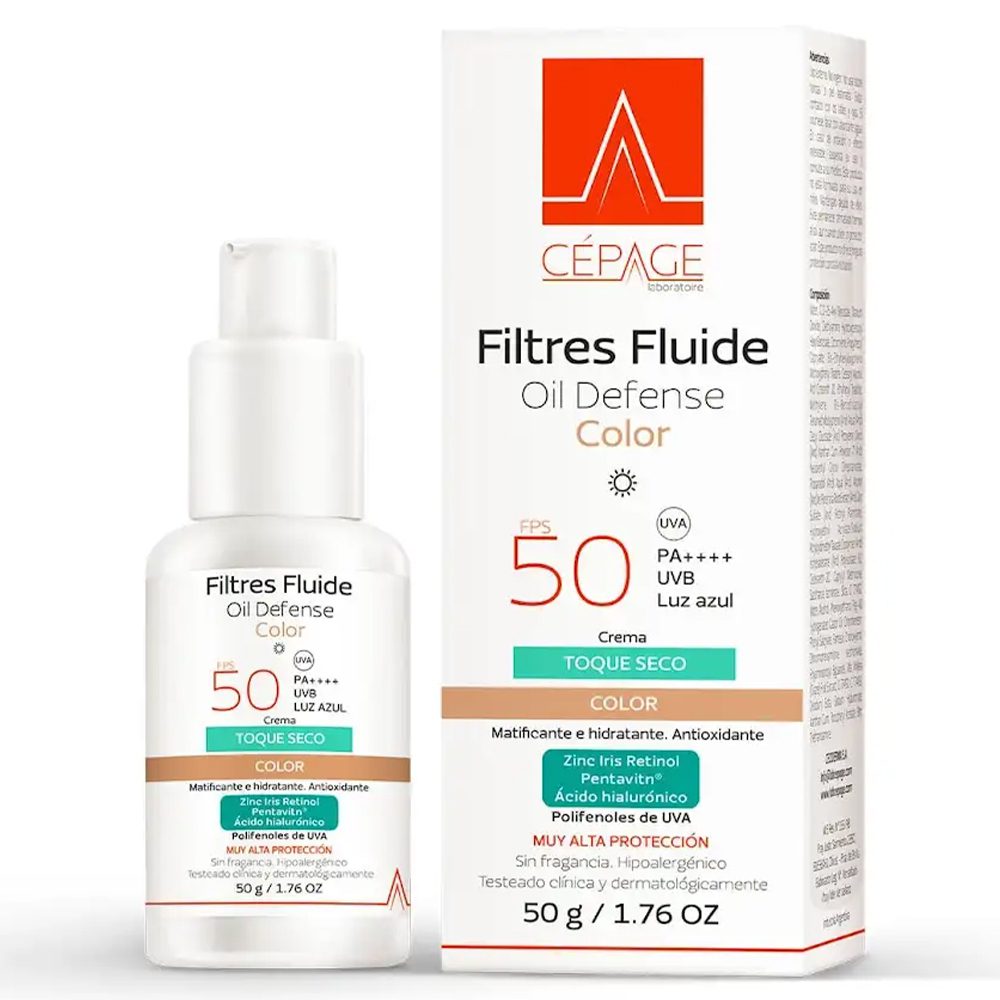 Cepage Fps 50 Filtres Fluide Oil Defense Color - 50G
