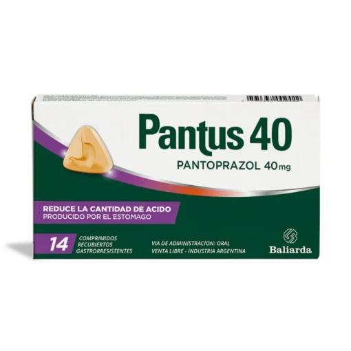 Pantus 40 MG x 14 Comprimidos Recubiertos- Pantoprazol