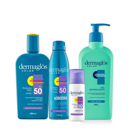 Kit Protector Solar Familiar Dermaglós Fps 40 Y Fps 50