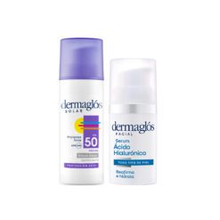 Combo Dermaglós Hidratación Facial Y Protección Solar Facial