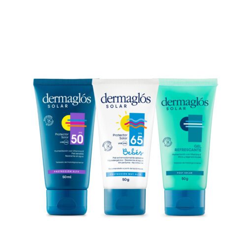 Kit Familiar Mini Protector Dermaglós  + Post Solar 50 G