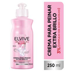 Elvive Glycolic Gloss x 250 ml Crema De Peinar