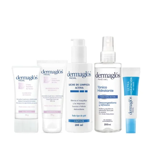 Kit Rutina Facial Dermaglós Piel Seca
