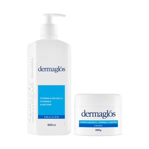 KIT DERMAGLÓS TERAPÉUTICA EMULSIÓN 500ML Y CREMA 200G
