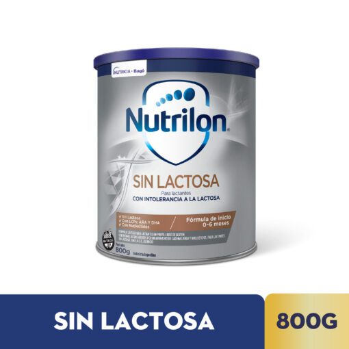 Nutrilon Fórmula Lactéa Infantil Sin Lactosa en polvo x 800 gr