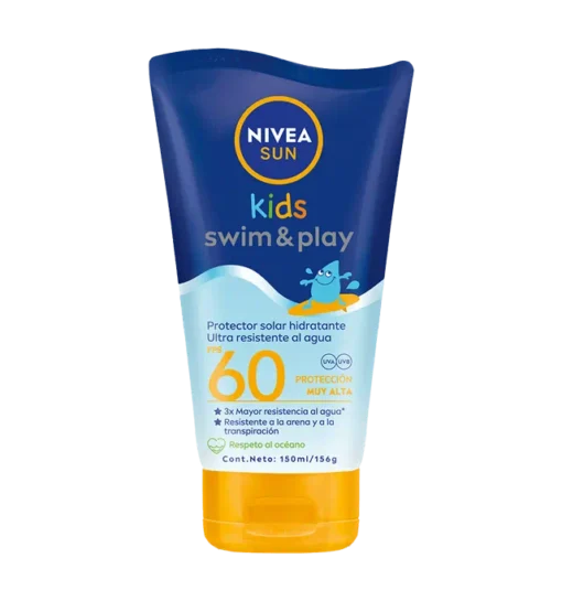 NIVEA SUN KIDS F60 RES AGUA 150 BLO SOL
