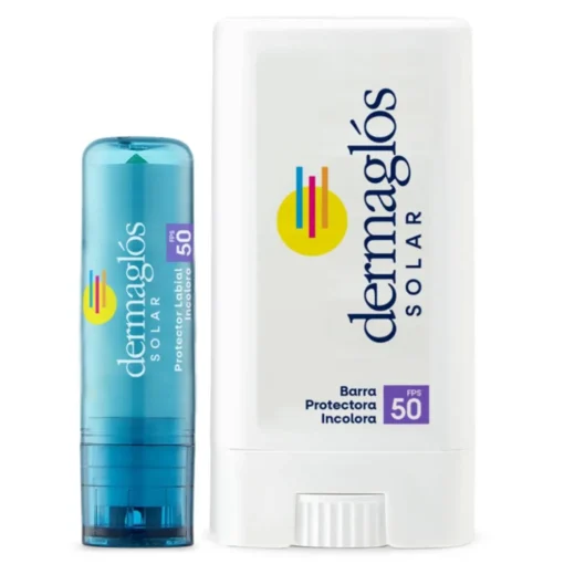 Combo Protector Solar Dermaglós Fps 50 Barra + Labial