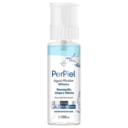 Perpiel Agua Micelar Bifásica Facial Para Todo Tipo De Piel X 200ml