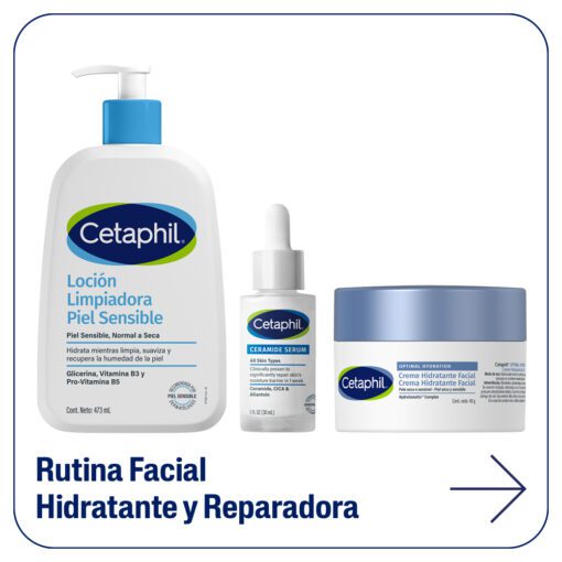 Cetaphil Rutina Facial Hidratante y Reparadora