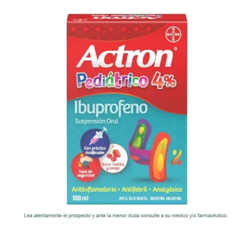 Actron Pediátrico 4% Suspensión Oral x 100 ml