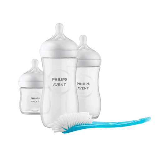 Philips Avent Set Mamaderas Natural Philips Avent SCD837/12 (125, 260 y 330ml + Cepillo)