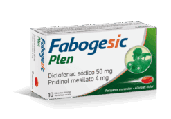 Fabogesic Plen 50/4 mg Cápsulas Blandas x 10
