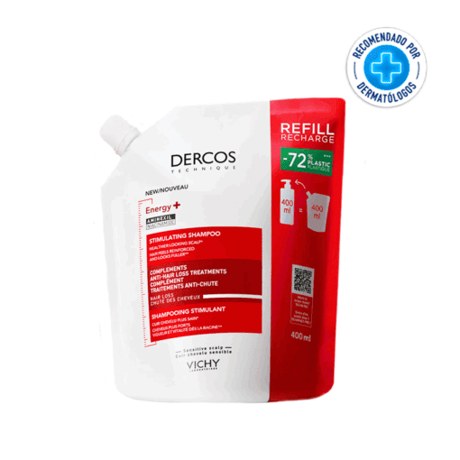 Vichy Dercos Energy+ Shampoo Estimulante Anticaída Refill X 400ml