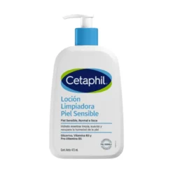 Cetaphil Loción limpiadora piel sensible x 473 ml