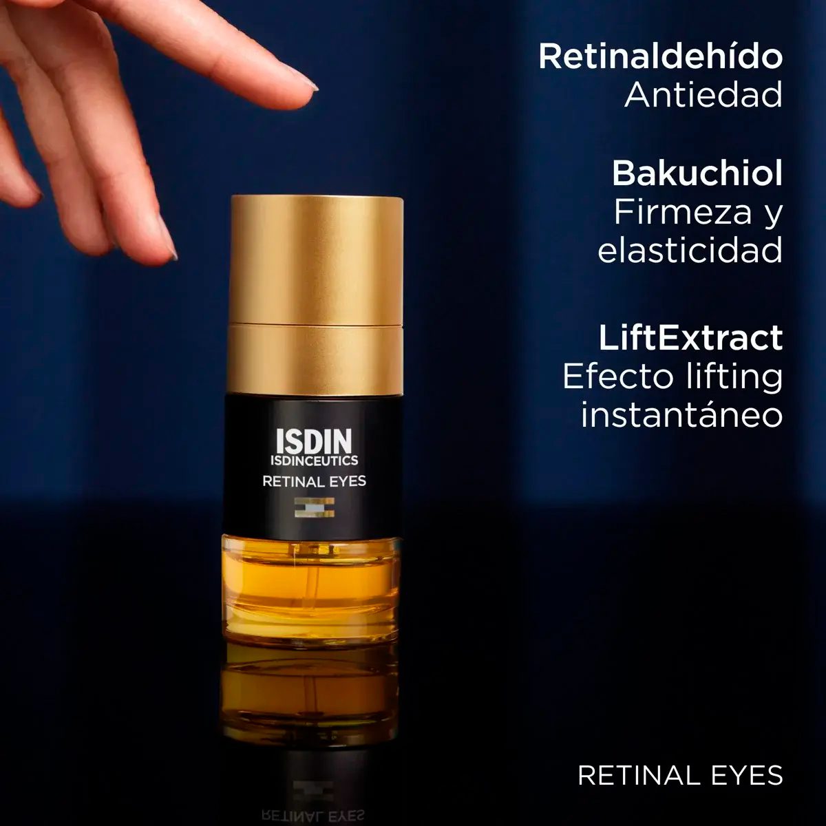 Isdinceutics Retinal Eyes Serum Contorno De Ojos Antiarrugas X 20ml - Imagen 5